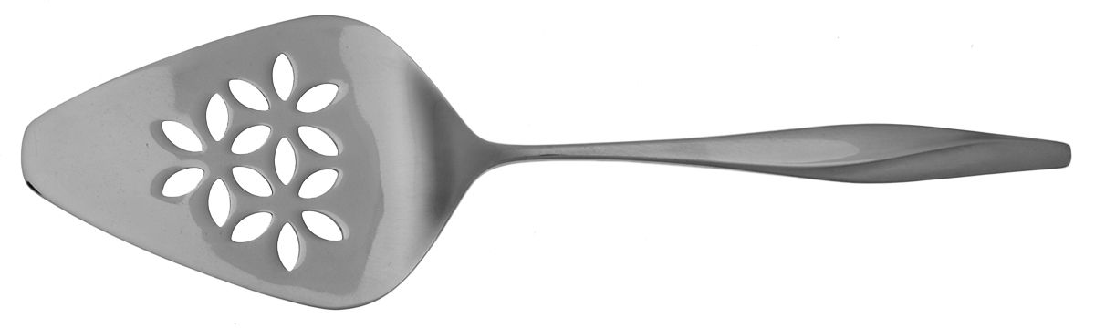Sea Wave (Stainless, Stegor) Pierced All Stainless Pie Server by Gorham Silver-1