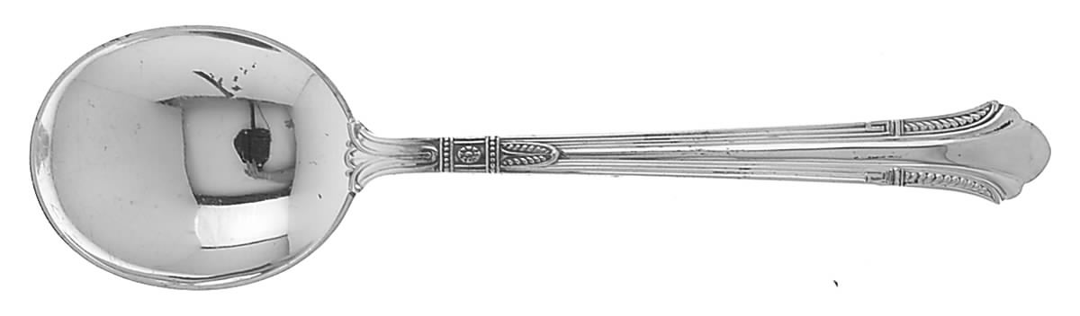 Shamrock V (Sterling, 1931) Round Bowl Soup Spoon (Cream Soup) by Gorham Silver-1