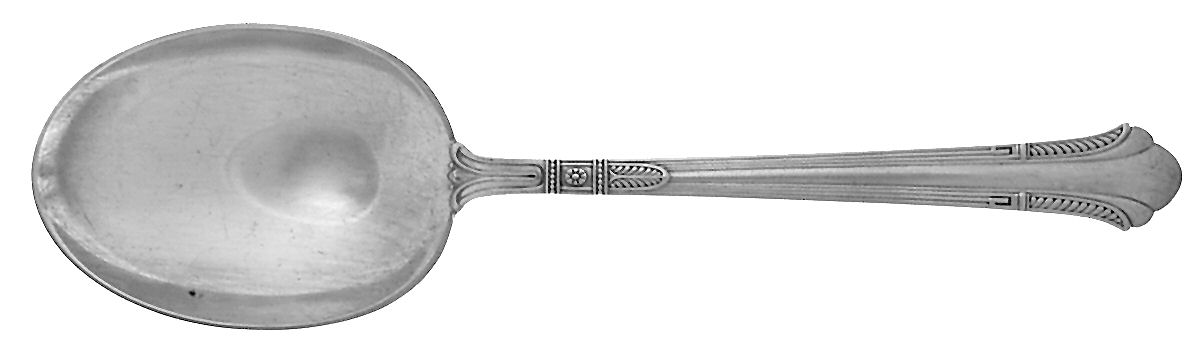 Shamrock V (Sterling, 1931) Small Solid Berry/Casserole Spoon by Gorham Silver-1