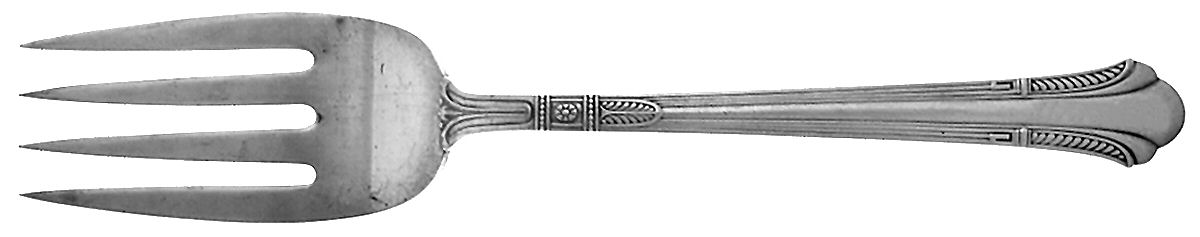 Shamrock V (Sterling, 1931) Solid Serving Fork by Gorham Silver-1