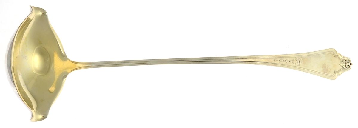 Shelburne (Silverplate, 1914) Punch Ladle Solid Piece by Gorham Silver-1