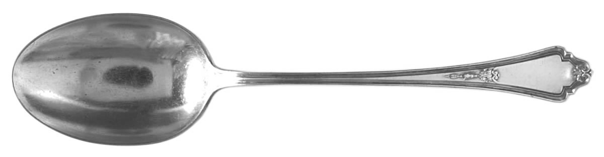 Shelburne (Silverplate, 1914) Large Solid Dressing Spoon with Button by Gorham Silver-1