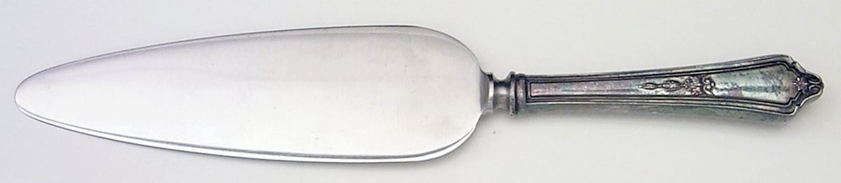 Shelburne (Silverplate, 1914) Pie Server with Stainless Blade by Gorham Silver-1