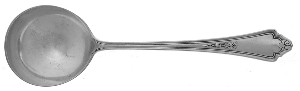 Shelburne (Silverplate, 1914) Round Bowl Soup Spoon (Bouillon) by Gorham Silver-1