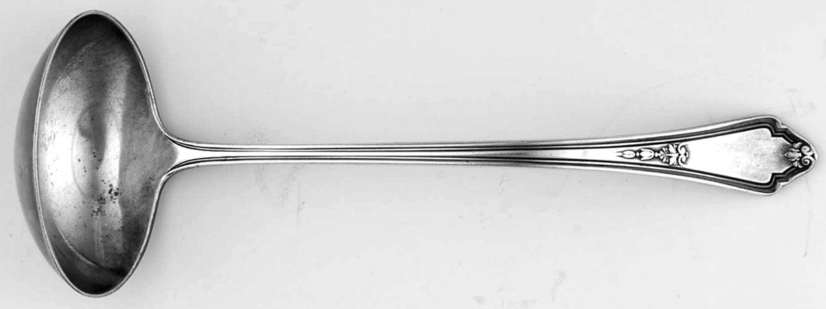 Shelburne (Silverplate, 1914) Solid Piece Cream Ladle by Gorham Silver-1