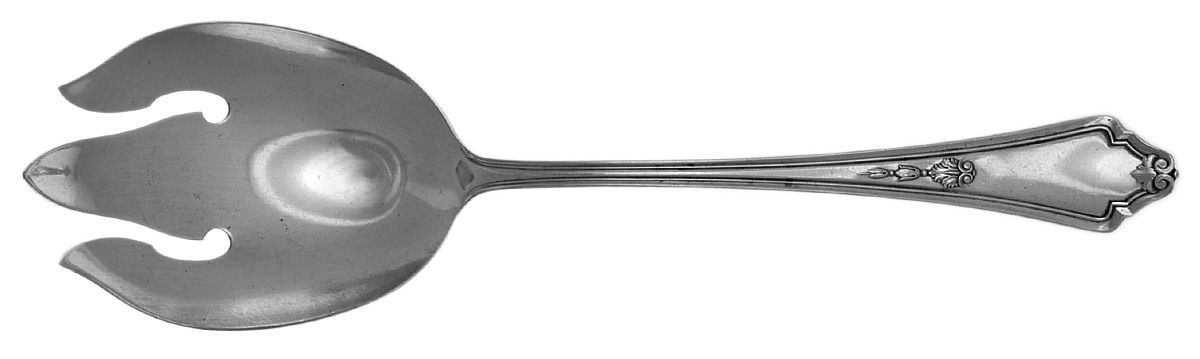 Shelburne (Silverplate, 1914) Solid Salad Serving Fork by Gorham Silver-1