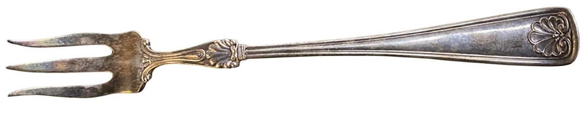 Shell (Silverplate, 1905, No Monograms) Cocktail/Seafood Fork by Gorham Silver-1