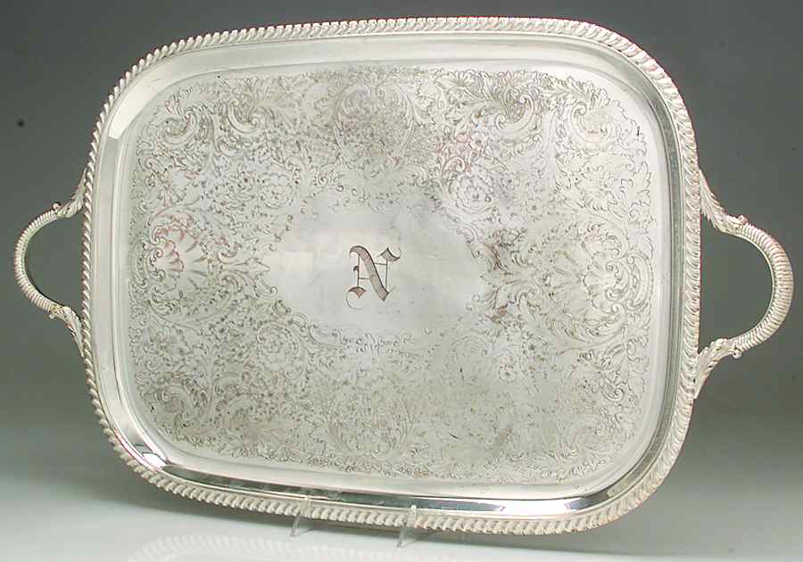 Silverplate Hollowware 21" Waiter Tray by International Silver-1