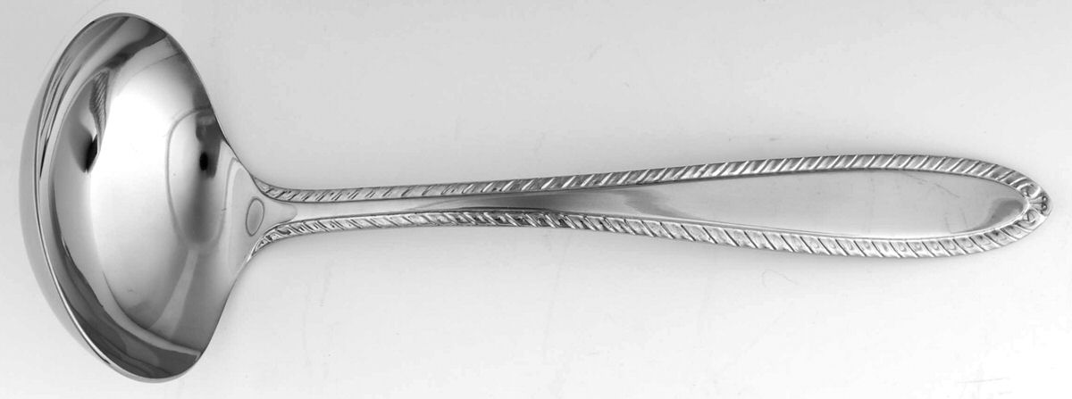 Silver Ribbon (Stainless) Solid Gravy Ladle by Gorham Silver-1