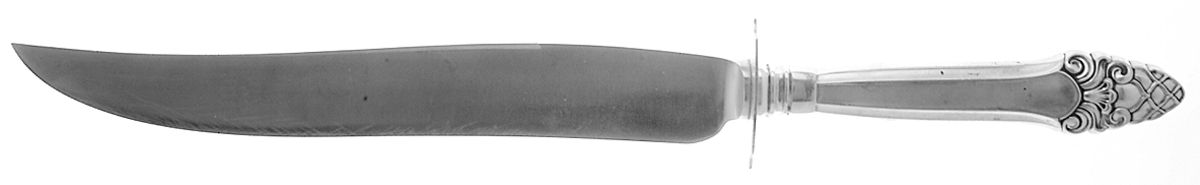 Sovereign-Old (Sterling, 1941, Old)  Large Carving/Roast Knife StnlBl w/Sterling Guard by Gorham Silver-1