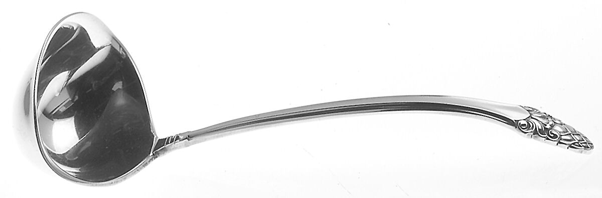 Sovereign-Old (Sterling, 1941, Old)  Solid Piece Cream Ladle by Gorham Silver-1
