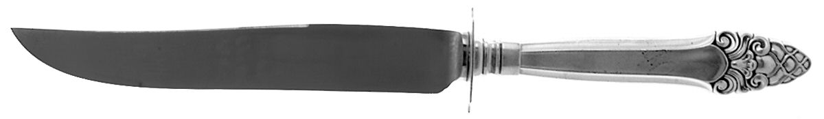 Sovereign-Old (Sterling, 1941, Old)  Small Steak Carving Knife with Stainless Blade by Gorham Silver-1