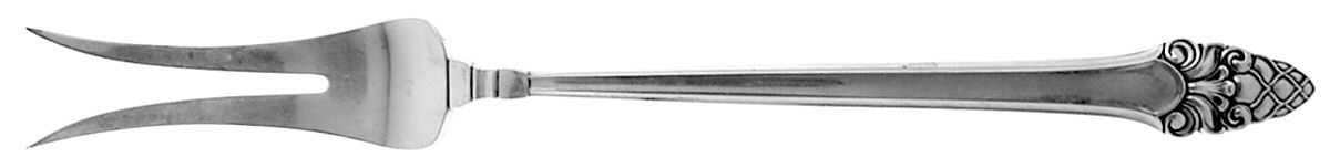 Sovereign-Old (Sterling, 1941, Old)  Solid Chop Serving Fork by Gorham Silver-1
