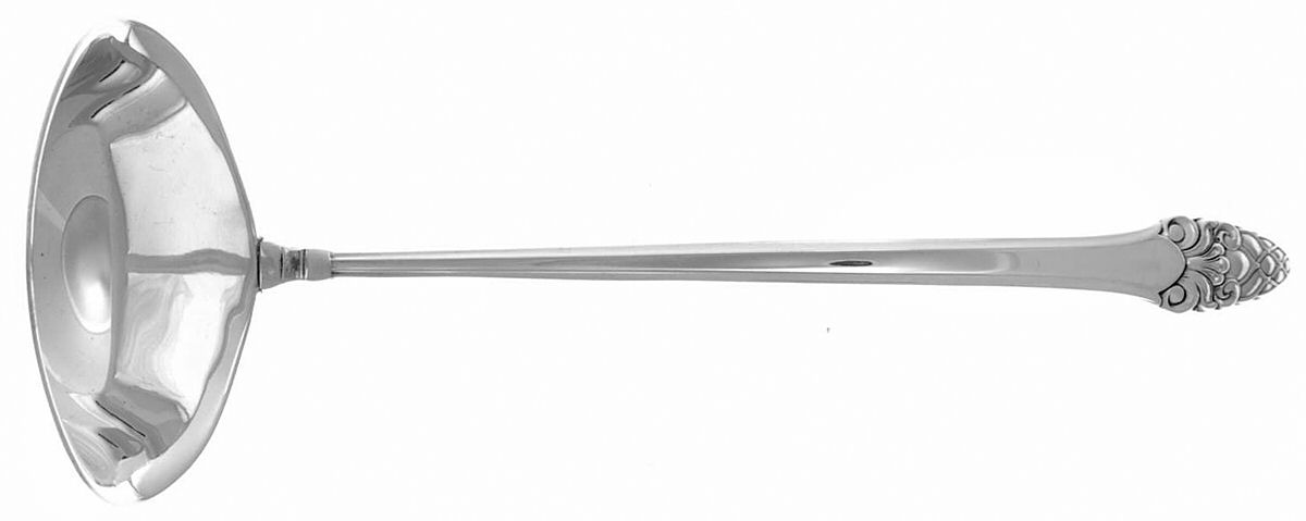 Sovereign-Old (Sterling, 1941, Old)  Solid Gravy Ladle by Gorham Silver-1