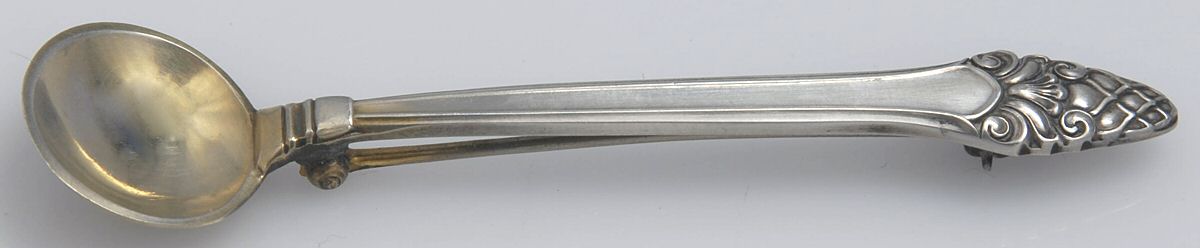 Sovereign-Old (Sterling, 1941, Old)  Lapel Pin by Gorham Silver-1