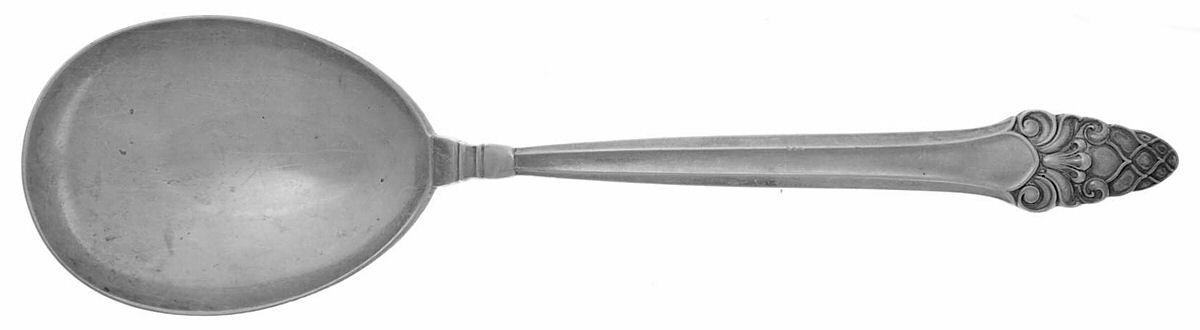 Sovereign-Old (Sterling, 1941, Old)  Solid Smooth Casserole Spoon by Gorham Silver-1