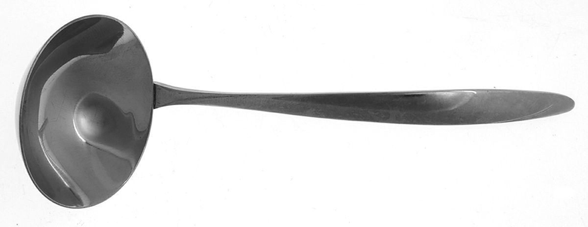 Spiral (Stainless) Solid Piece Cream Ladle by Gorham Silver-1