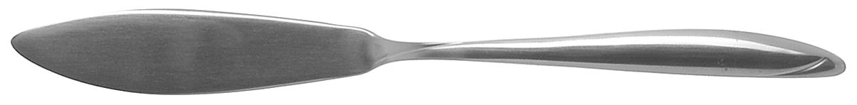 Spiral (Stainless) Flat Handle Master Butter Knife by Gorham Silver-1