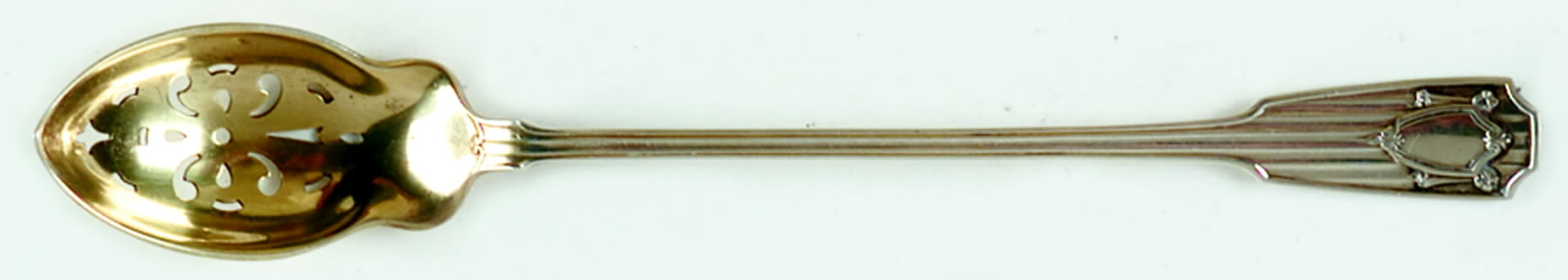 Spotswood (Sterling, 1912) Pierced Bowl Short Handle Olive Spoon by Gorham Silver-1