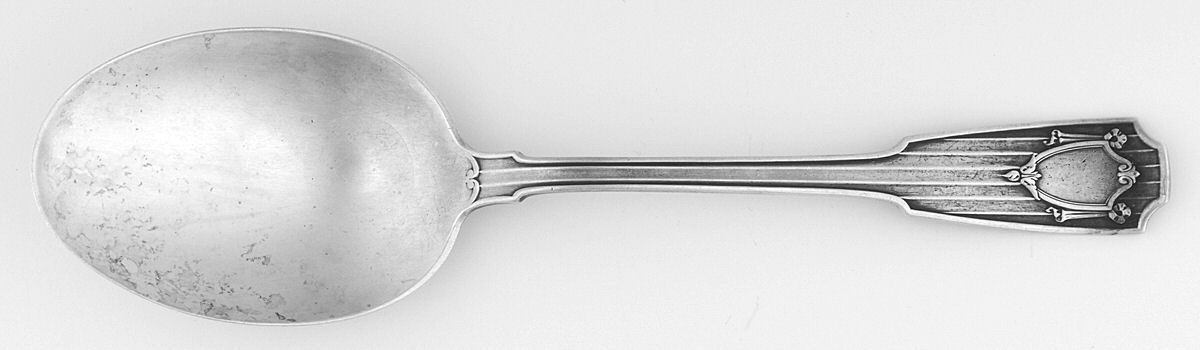 Spotswood (Sterling, 1912) Solid Serving Spoon by Gorham Silver-1