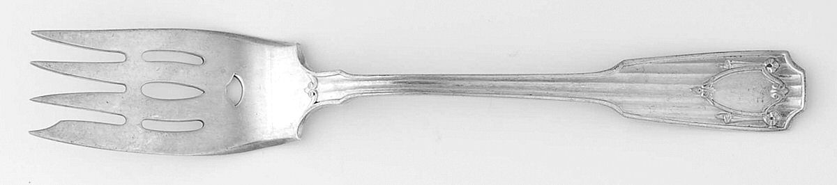 Spotswood (Sterling, 1912) Pastry Fork by Gorham Silver-1