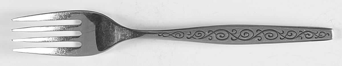 Spanish Scroll (Stainless) Individual Salad Fork by Gorham Silver-1
