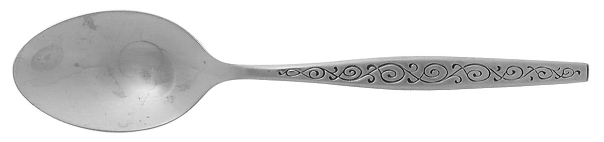 Spanish Scroll (Stainless) Place/Oval Soup Spoon by Gorham Silver-1