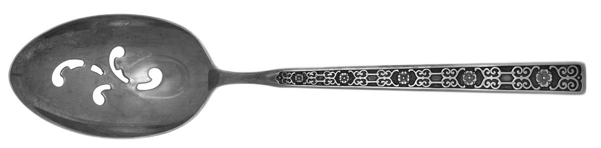 Spanish Tracery (Sterling, 1970) Pierced Tablespoon (Serving Spoon) by Gorham Silver-1