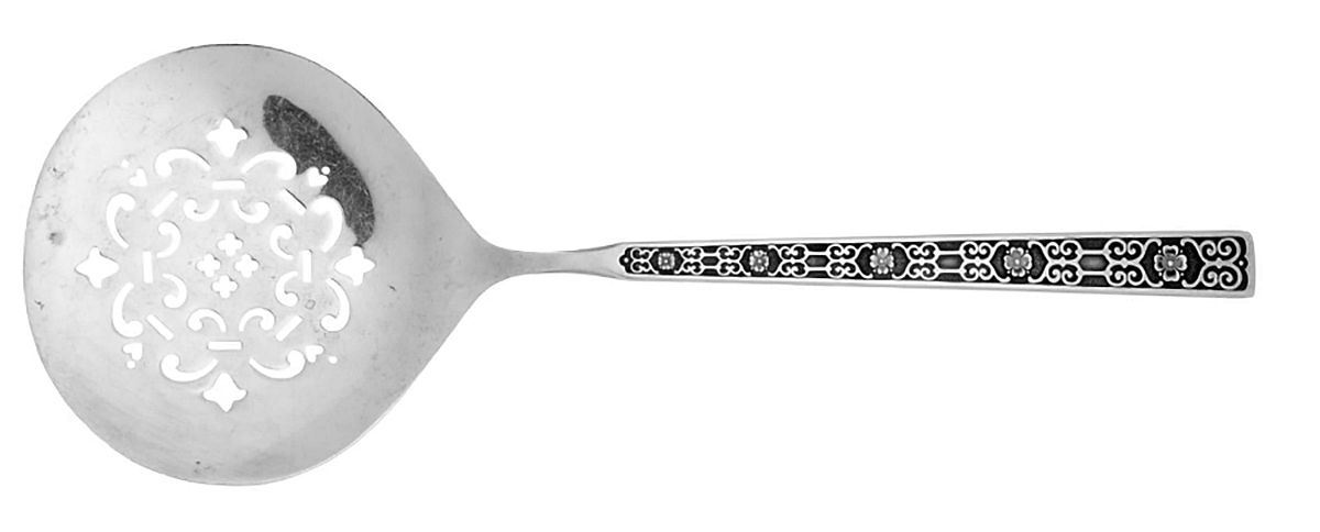 Spanish Tracery (Sterling, 1970) Tomato Server, Solid Piece by Gorham Silver-1