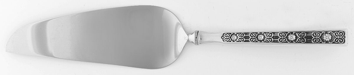 Spanish Tracery (Sterling, 1970) Pie & Cake Server with Stainless Blade by Gorham Silver-1