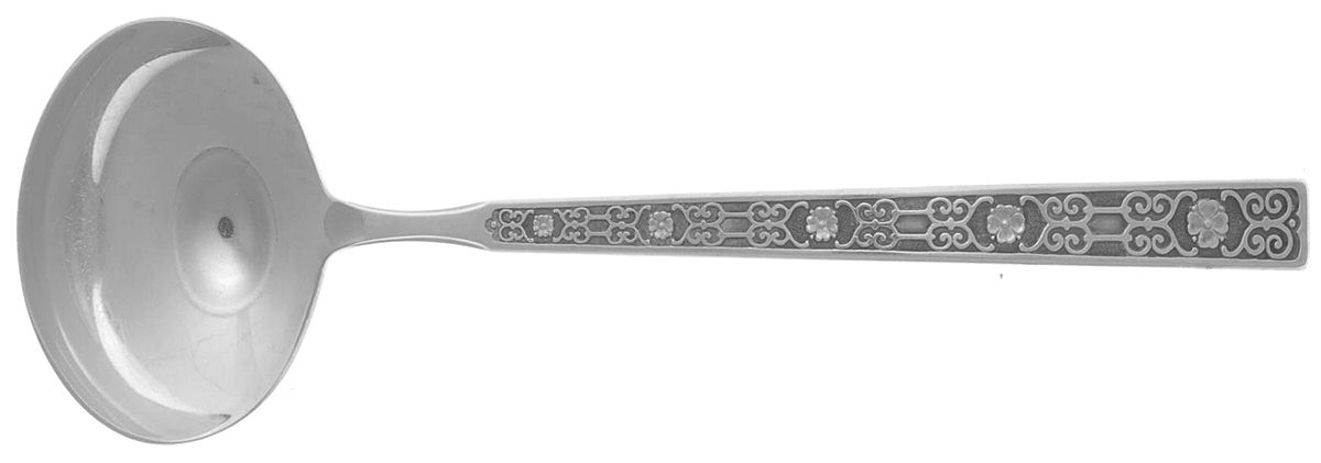 Spanish Tracery (Sterling, 1970) Solid Gravy Ladle by Gorham Silver-1
