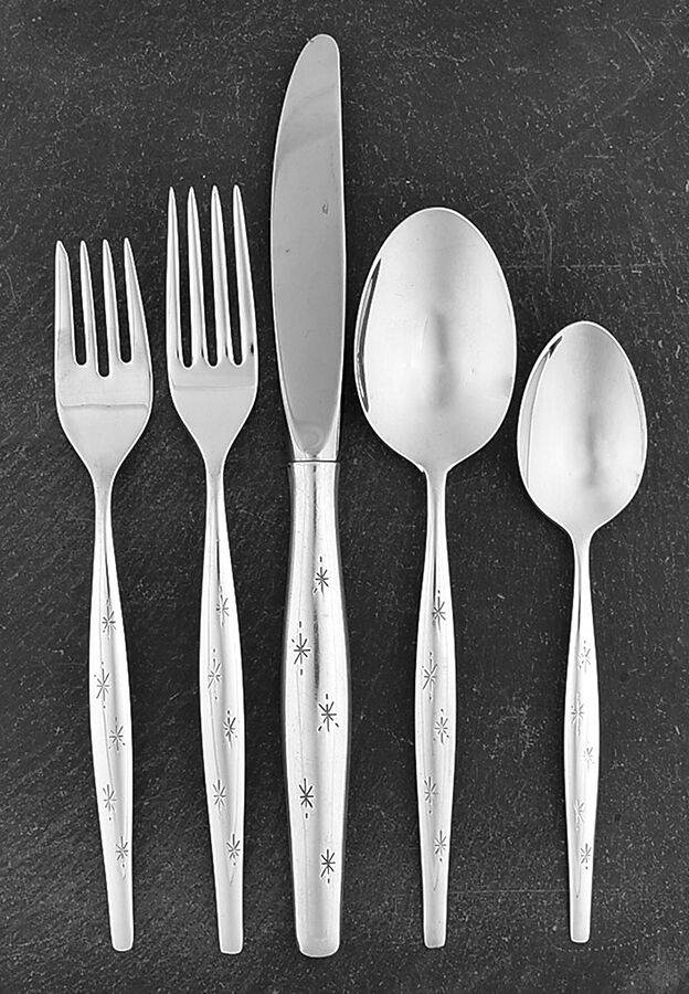 Stardust (Sterling, 1957) 40 Piece Estate Set by Gorham Silver-1
