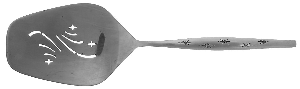 Stardust (Sterling, 1957) Pierced Solid Pastry Server by Gorham Silver-1