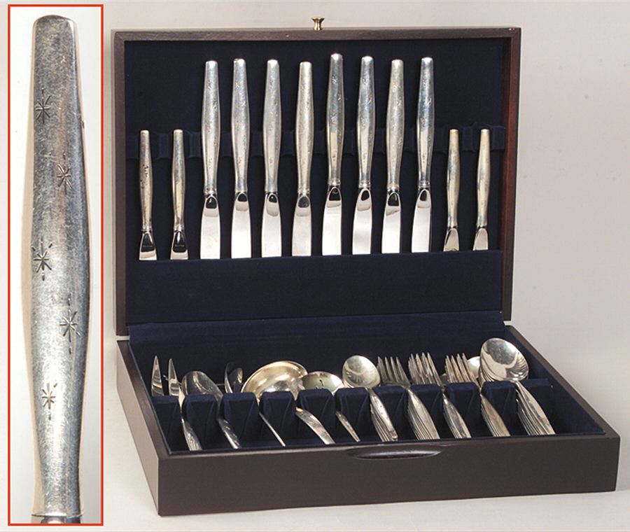 Stardust (Sterling, 1957) 56 Piece Set by Gorham Silver-1
