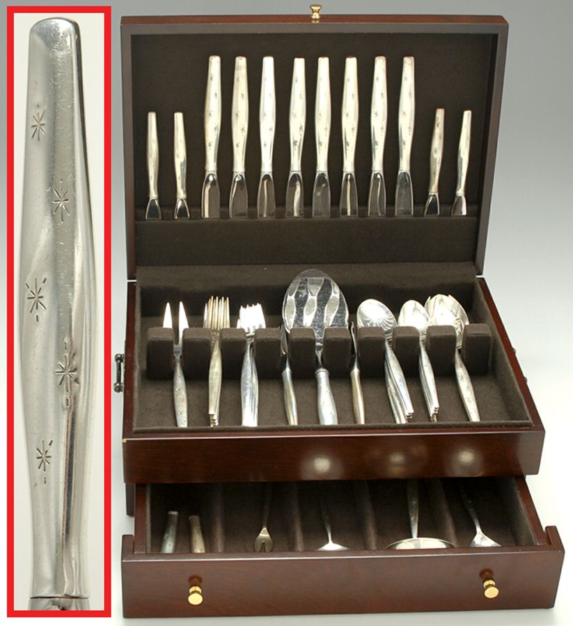 Stardust (Sterling, 1957) 57 Piece Set by Gorham Silver-1