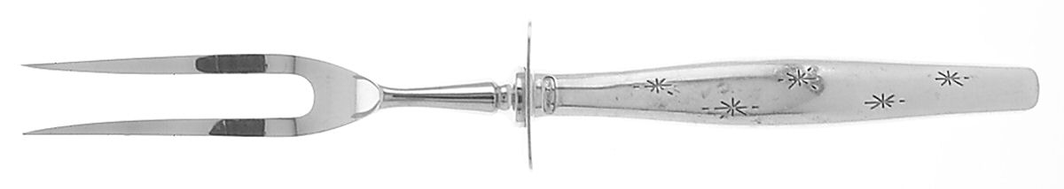 Stardust (Sterling, 1957) Small Carving Fork W/Sterling Guard by Gorham Silver-1