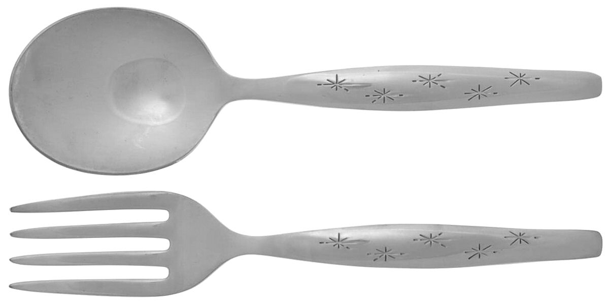 Stardust (Sterling, 1957) 2 Pc Baby Set (BF, BS) by Gorham Silver-1
