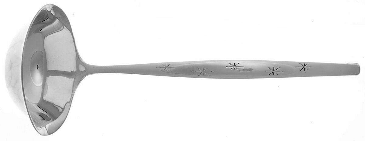 Stardust (Sterling, 1957) Solid Gravy Ladle by Gorham Silver-1