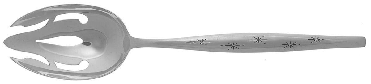Stardust (Sterling, 1957) Pierced Tablespoon (Serving Spoon) by Gorham Silver-1