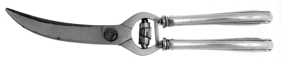 Stanhope (Silverplate, 1900) Poultry Shears with Stainless Blades by Gorham Silver-1