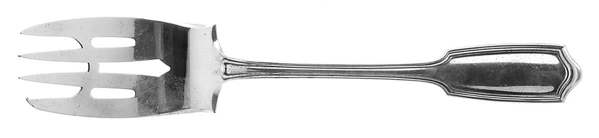Stanhope (Silverplate, 1900) Medium Solid Cold Meat Serving Fork by Gorham Silver-1