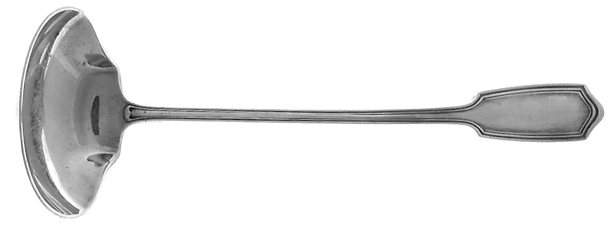 Stanhope (Silverplate, 1900) Solid Piece Cream Ladle by Gorham Silver-1