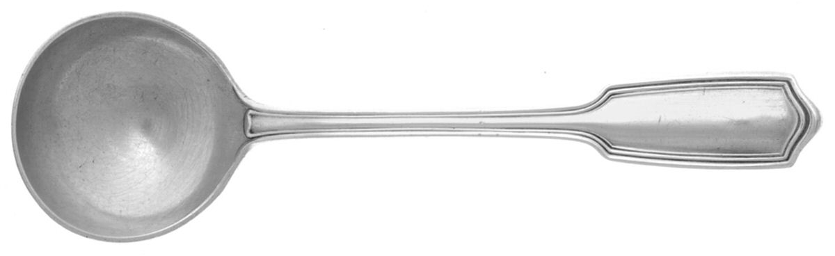 Stanhope (Silverplate, 1900) Round Bowl Soup Spoon (Bouillon) by Gorham Silver-1