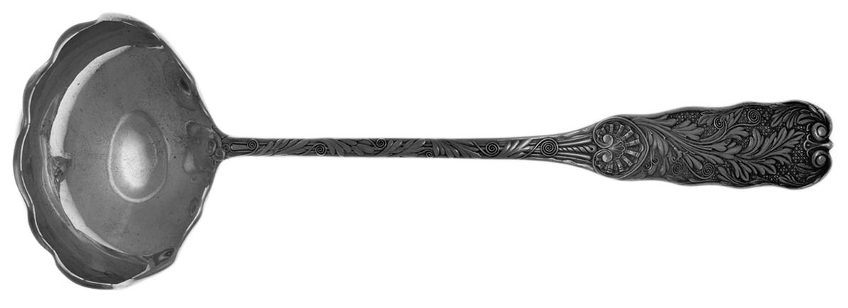 St. Cloud (Sterling, 1885) Large Solid Soup Ladle by Gorham Silver-1