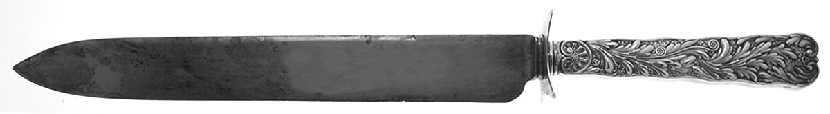 St. Cloud (Sterling, 1885) Large Stainless Blade Roast Carving Knife by Gorham Silver-1