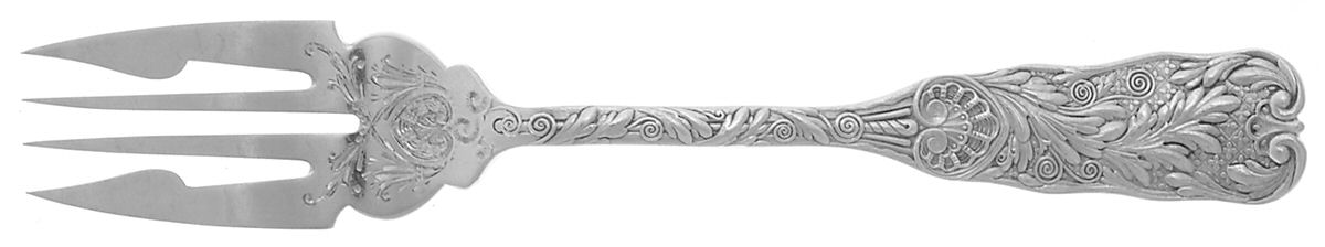 St. Cloud (Sterling, 1885) Individual Salad Fork Bright Cut by Gorham Silver-1
