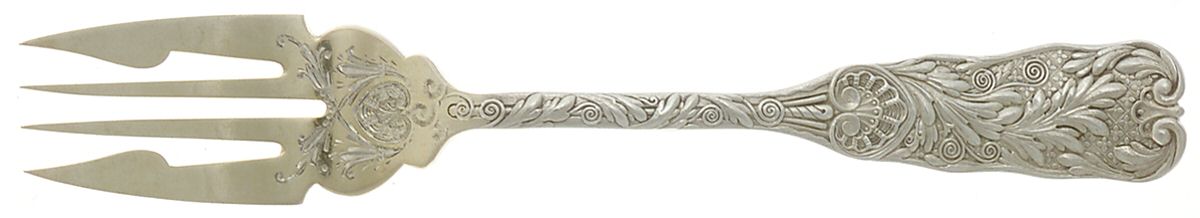 St. Cloud (Sterling, 1885) Individual Salad Fork Bright Cut by Gorham Silver-1