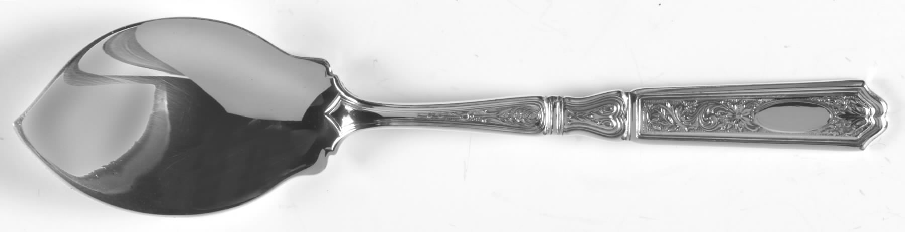 St. Dunstan Chased (Sterling, 1917) Large Solid Jelly Server by Gorham Silver-1