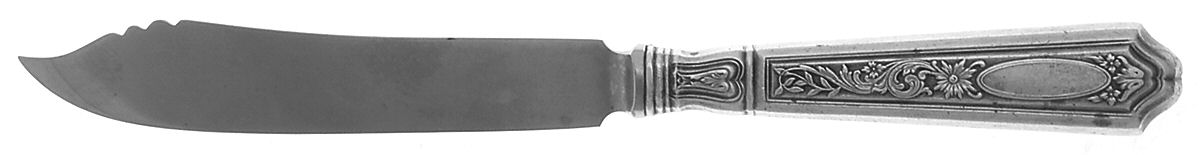 St. Dunstan Chased (Sterling, 1917) Cheese Knife with Stainless Blade by Gorham Silver-1