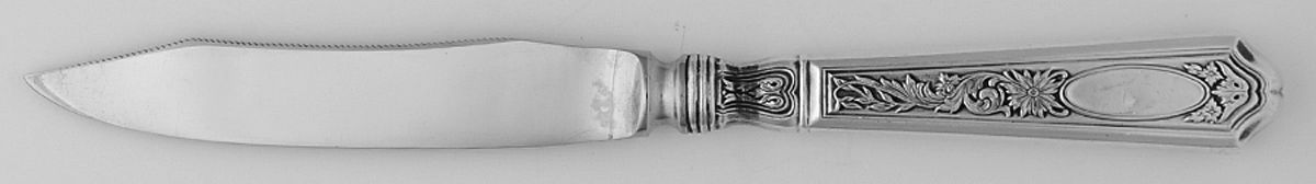St. Dunstan Chased (Sterling, 1917) Orange Knife with Stainless Blade by Gorham Silver-1